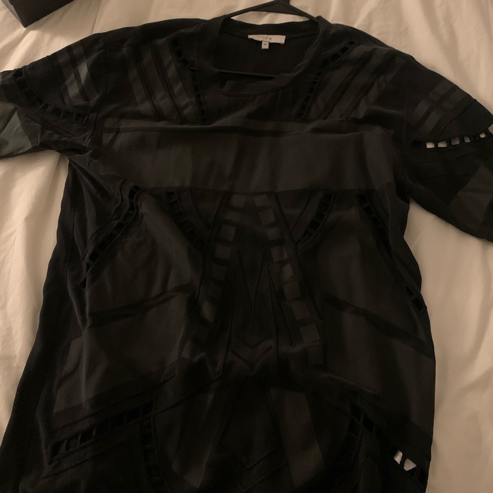 Iro black dress mini